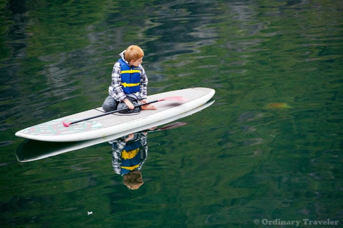 paddleboarding wilderness adventurer alaska