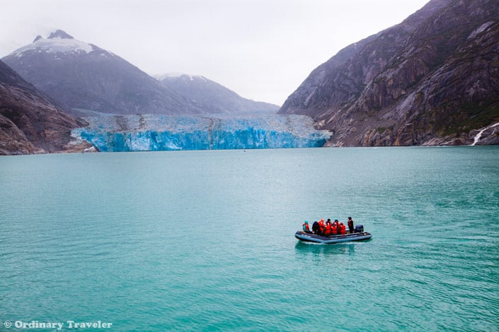 skiff tour dawes glacier alaska
