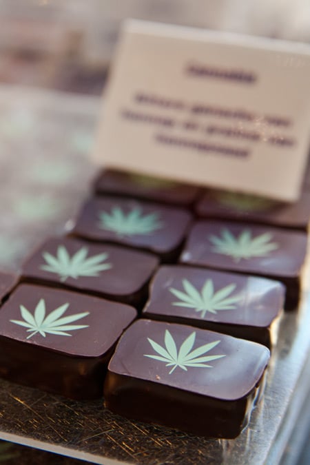 Cannabis-Flavored Chocolate in Antwerp, Belgium