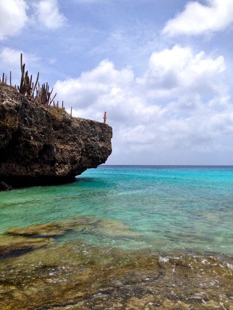 Boka Slagbaai Cliff Jumping - Bonaire
