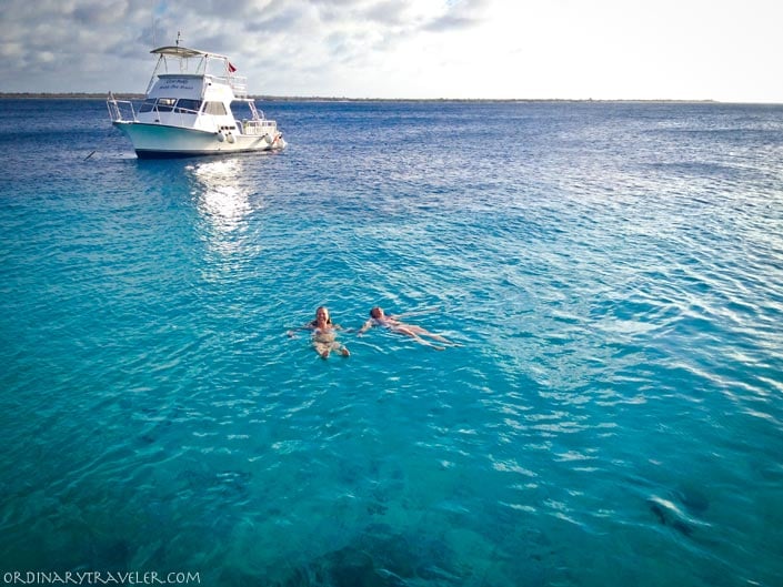 Floating in the Caribbean at Buddy Dive Resort Bonaire