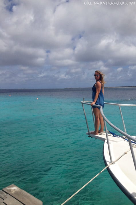 Yacht in Bonaire Caribbean