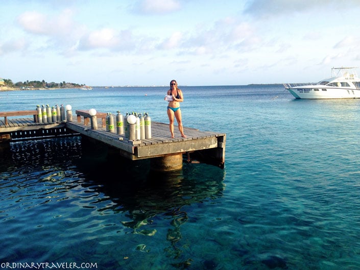 Getting PADI certified in Bonaire, Caribbean
