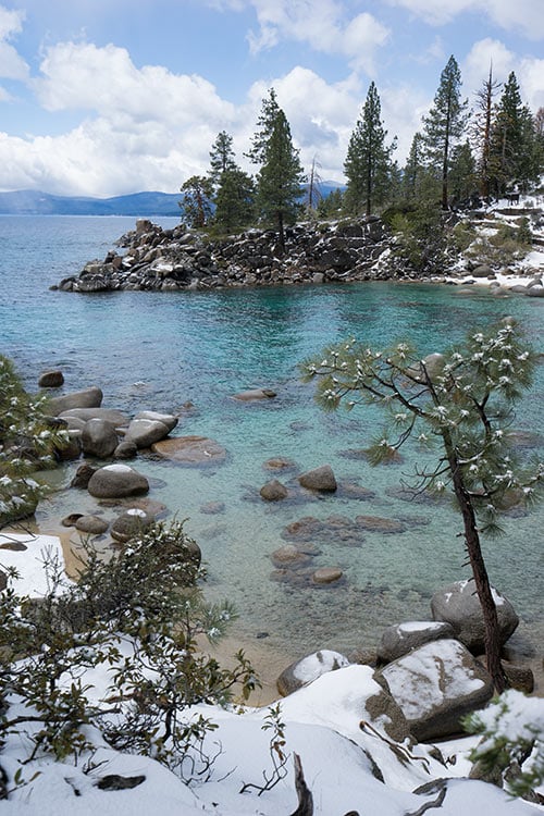South Lake Tahoe Snowshoeing in Winter