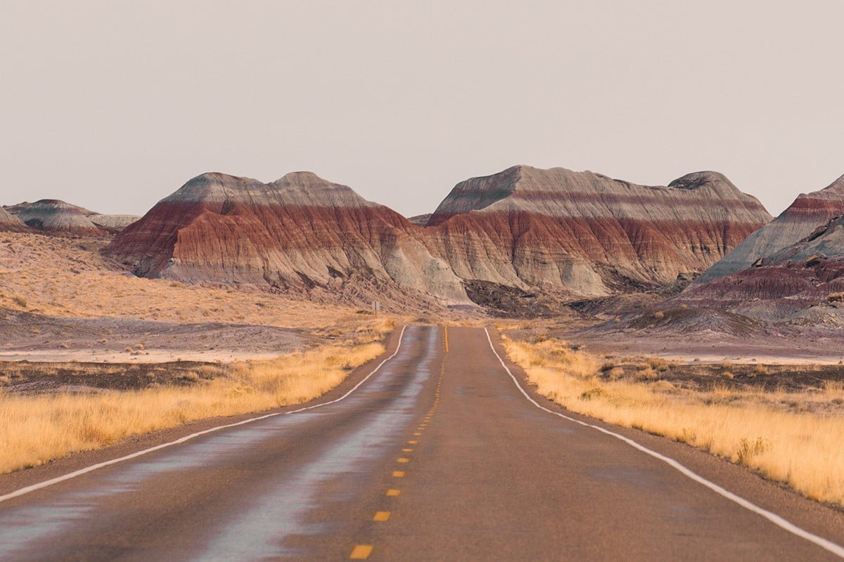 arizona weekend trips petrified forest national park road trip