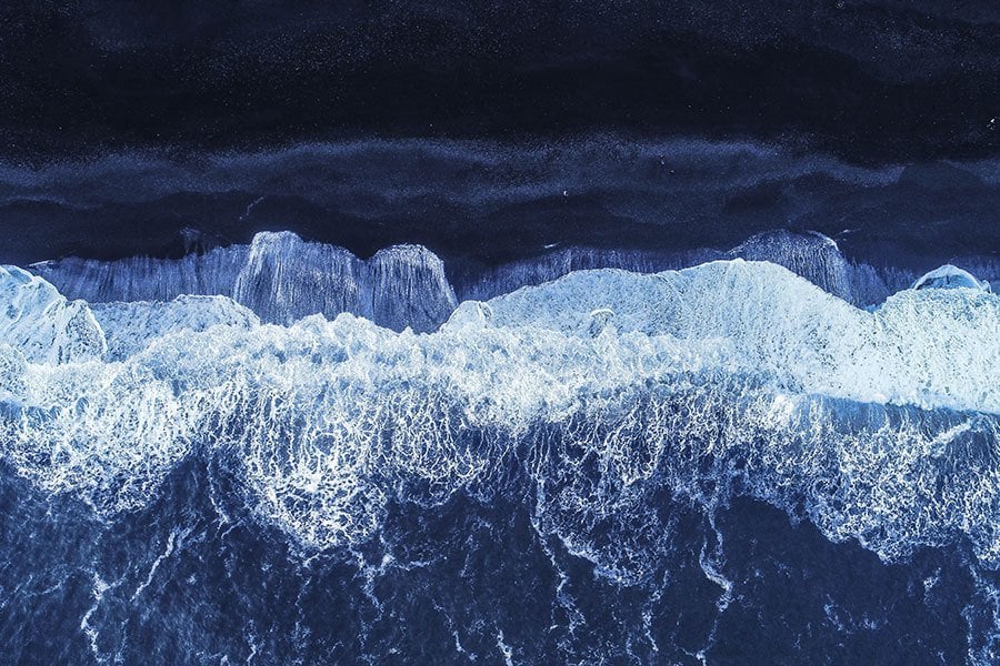 Reynisfjara Black Sand Beach in Iceland