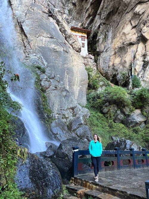 Bhutan Tiger's Nest Hike Waterfall