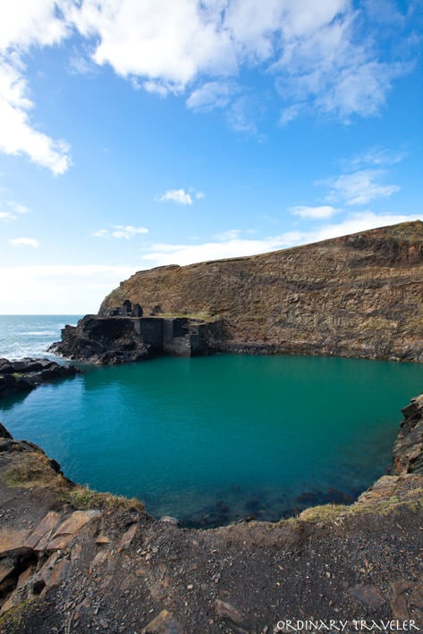 Blue Lagoon Wales Coastal Path Pembrokeshire