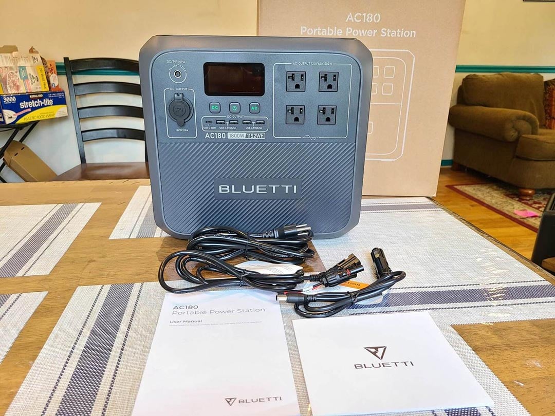 BLUETTI AC180 Solar Power Station: Boost Your Off-Grid Life