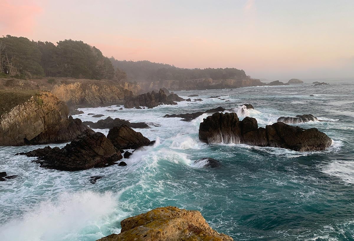 Bodega Bay Beach at Sunset