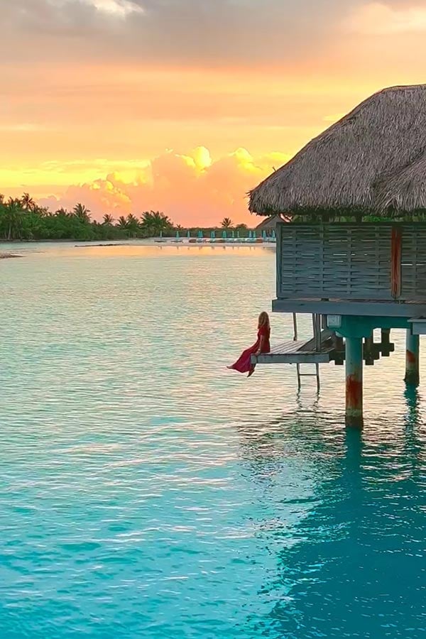 bora bora overwater bungalows romantic island getaway