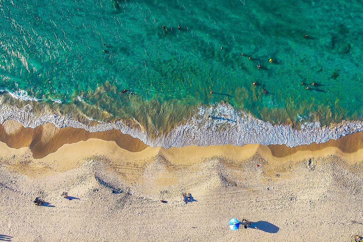San Juan Puerto Rico Aerial View of Beach