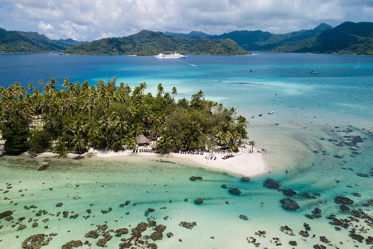 motu mahaea tahaa french polynesia windstar