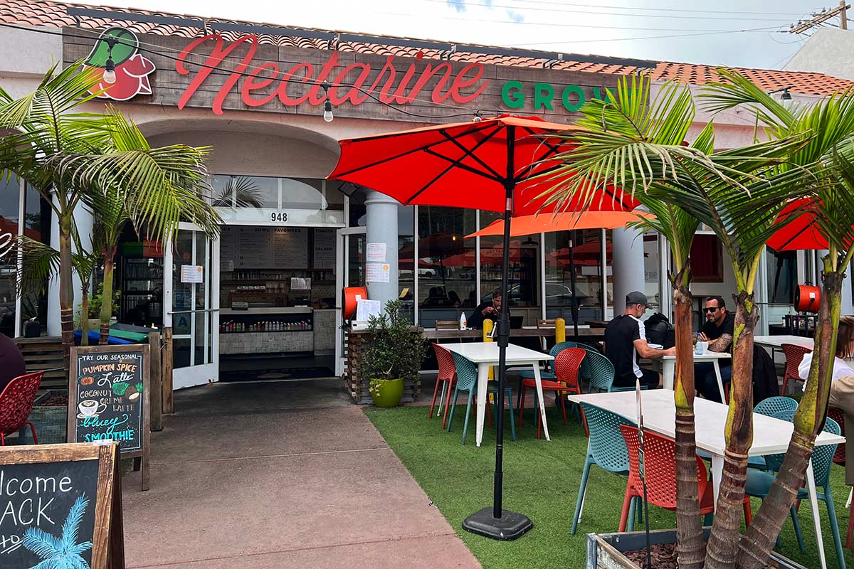 nectarine grove restaurant in encinitas, ca