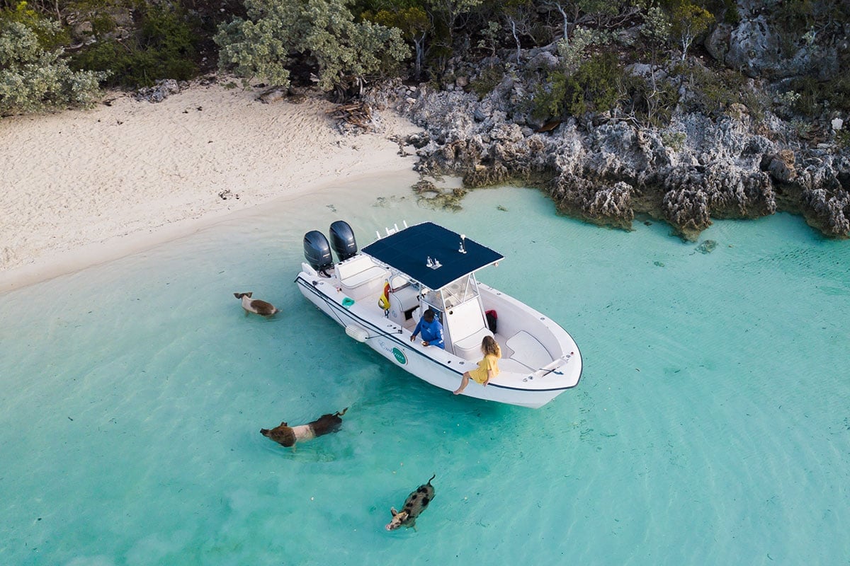 Exumas Bahamas Swim with Pigs