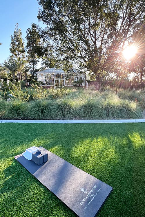 Four Seasons Wellness Retreat Outdoor Yoga Class