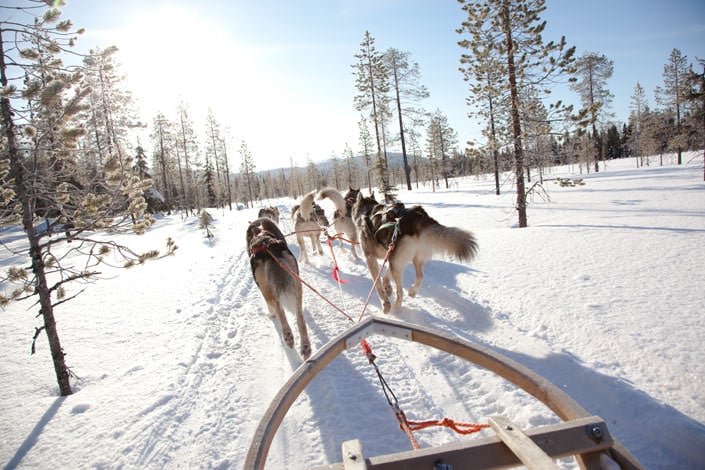 winter activities in Finland Kakslauttanen Resort
