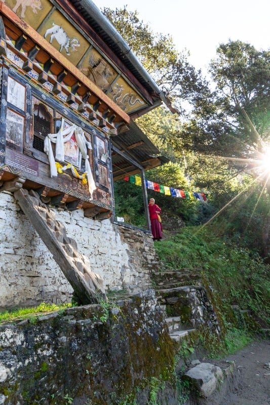 Temple on the Hike to Tiger's Nest