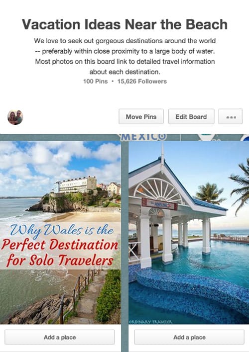 Pinterest Mapped Boards Plan Your Vacation