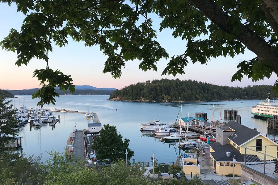 Friday Harbor on San Juan Island, Washington