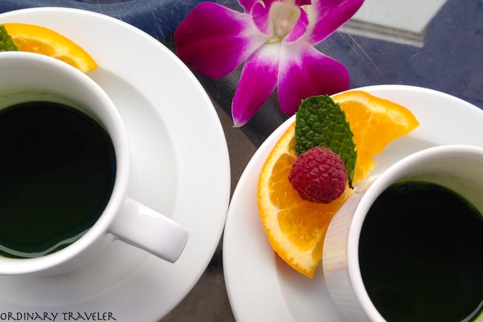 Santa Barbara Cuisine Wheat Grass Shots